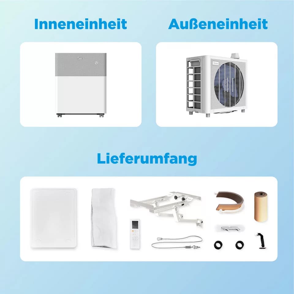 Midea PortaSplit Cool mobile Split-Klimaanlage - Thumbnail 6