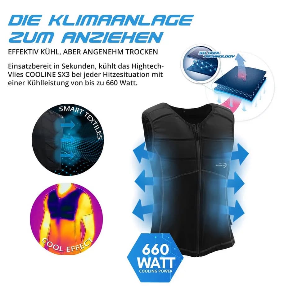 E.COOLINE Powercool SX3 ShirtWeste - Thumbnail 7