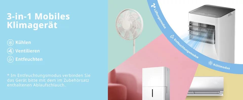 comfee Easy Cool 7000 mobiles Klimagerät - Thumbnail 4