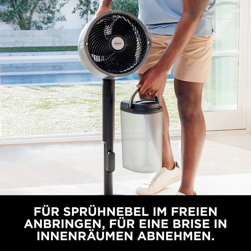 Shark FlexBreeze Pro Mist FA300EU Standventilator - Thumbnail 5