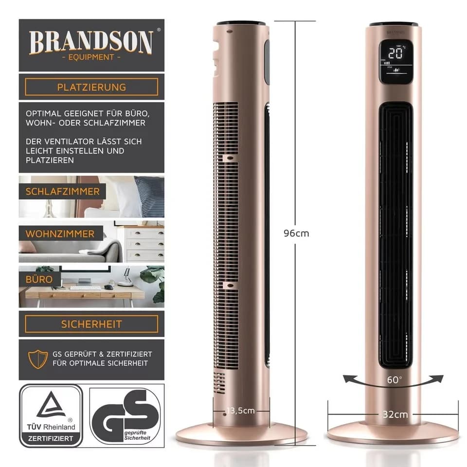 Brandson Turmventilator 96 cm - Thumbnail 4