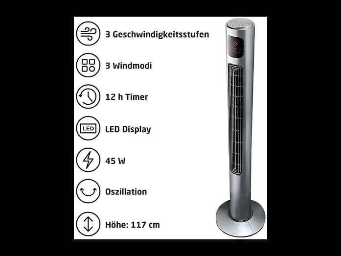 Koenic KTF 100 Turmventilator - Thumbnail 3