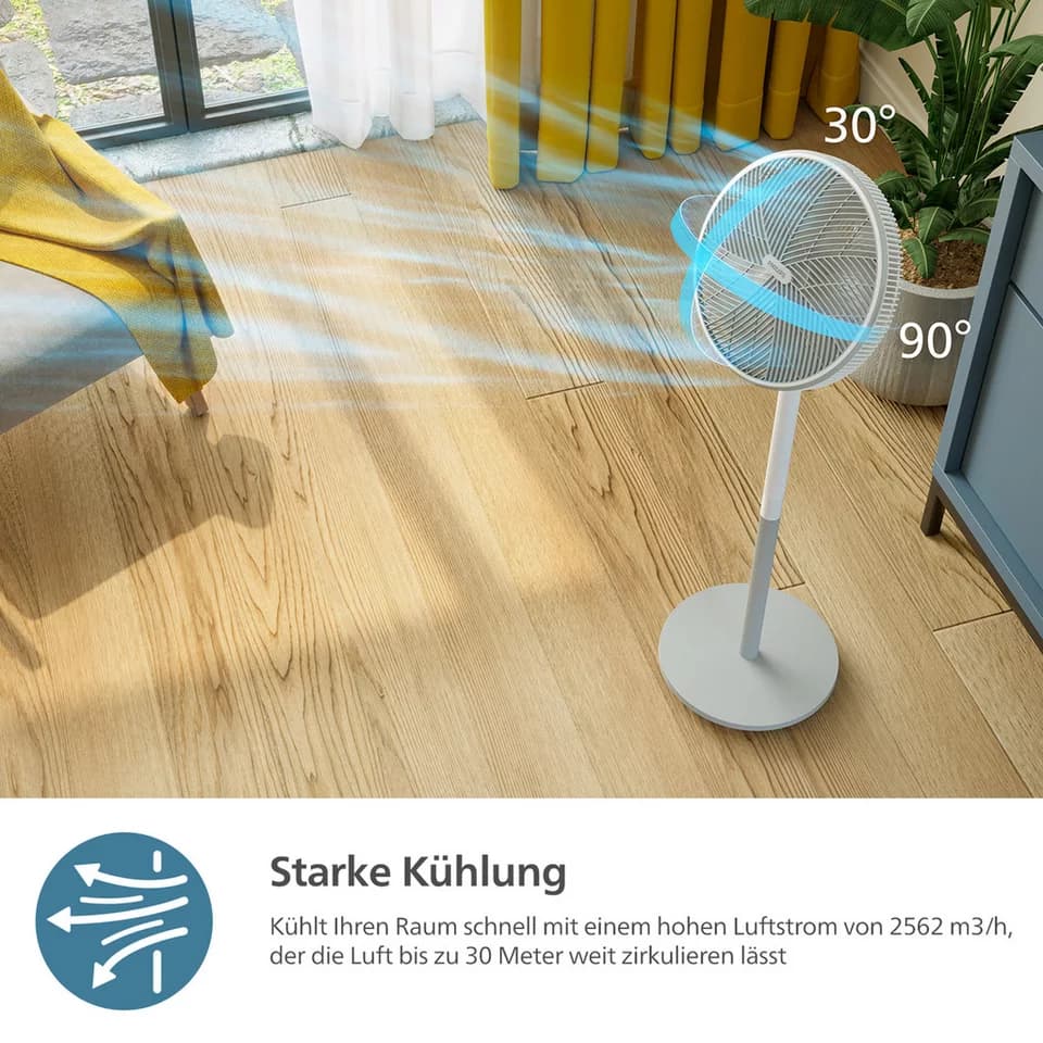 Philips CX2550/00 Serie 2000 Standventilator - Thumbnail 5